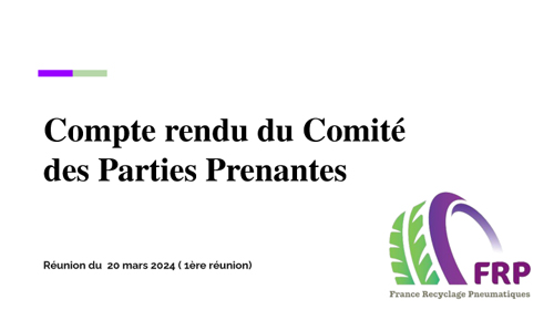 Compte rendu du CPP du 20/03/2024