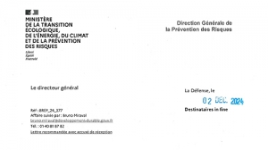 Notication d'agrément de l'association Comité Coodonateur pour la collecte des Pneumatiques (CCCP) en tant qu'organisme coordonnateur de la filière ) REP des pneumatiques